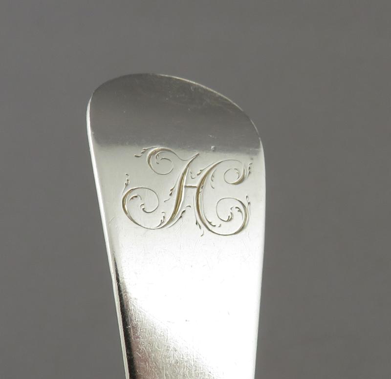 Six Hester Bateman Silver Tablespoons - JH Tee Antiques