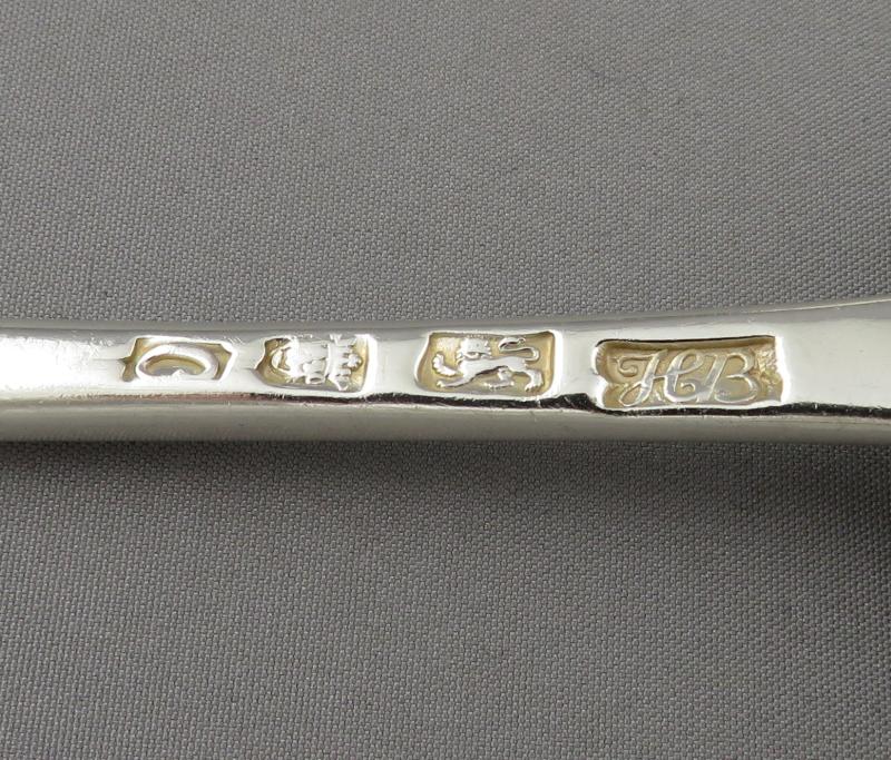 Six Hester Bateman Silver Tablespoons - JH Tee Antiques