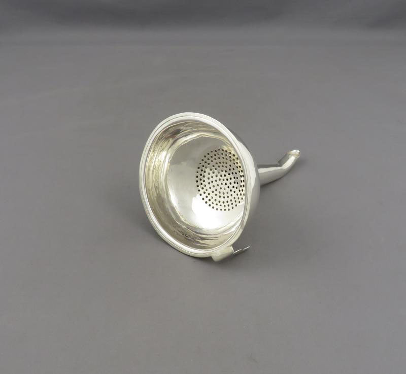 Hester Bateman Sterling Silver Wine Funnel