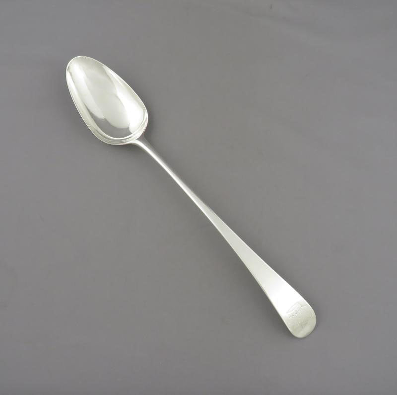 Hester Bateman Silver Stuffing Spoon - JH Tee Antiques