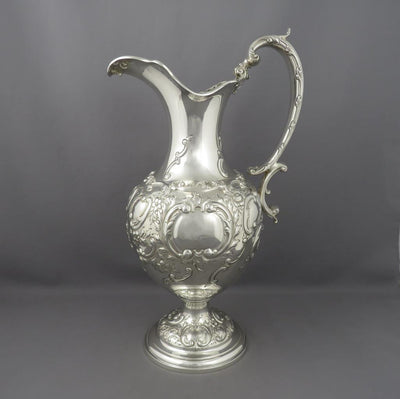 American Sterling Silver Ewer - JH Tee Antiques