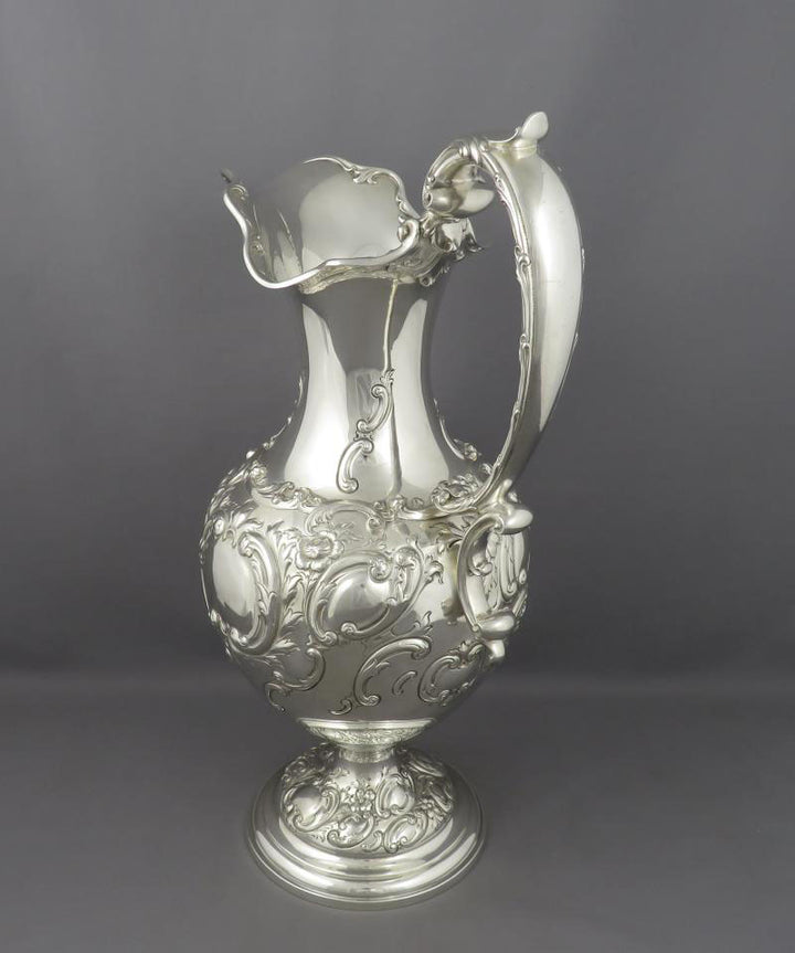 American Sterling Silver Ewer - JH Tee Antiques