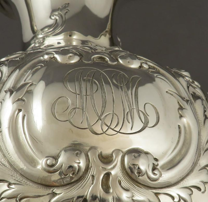 American Sterling Silver Ewer - JH Tee Antiques