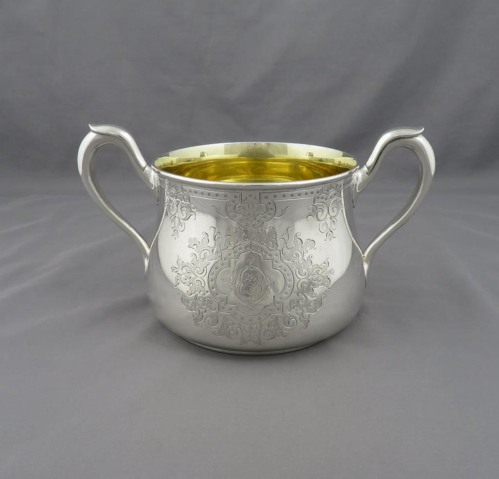 Hunt &amp; Roskell Sterling Silver Tea Set - JH Tee Antiques