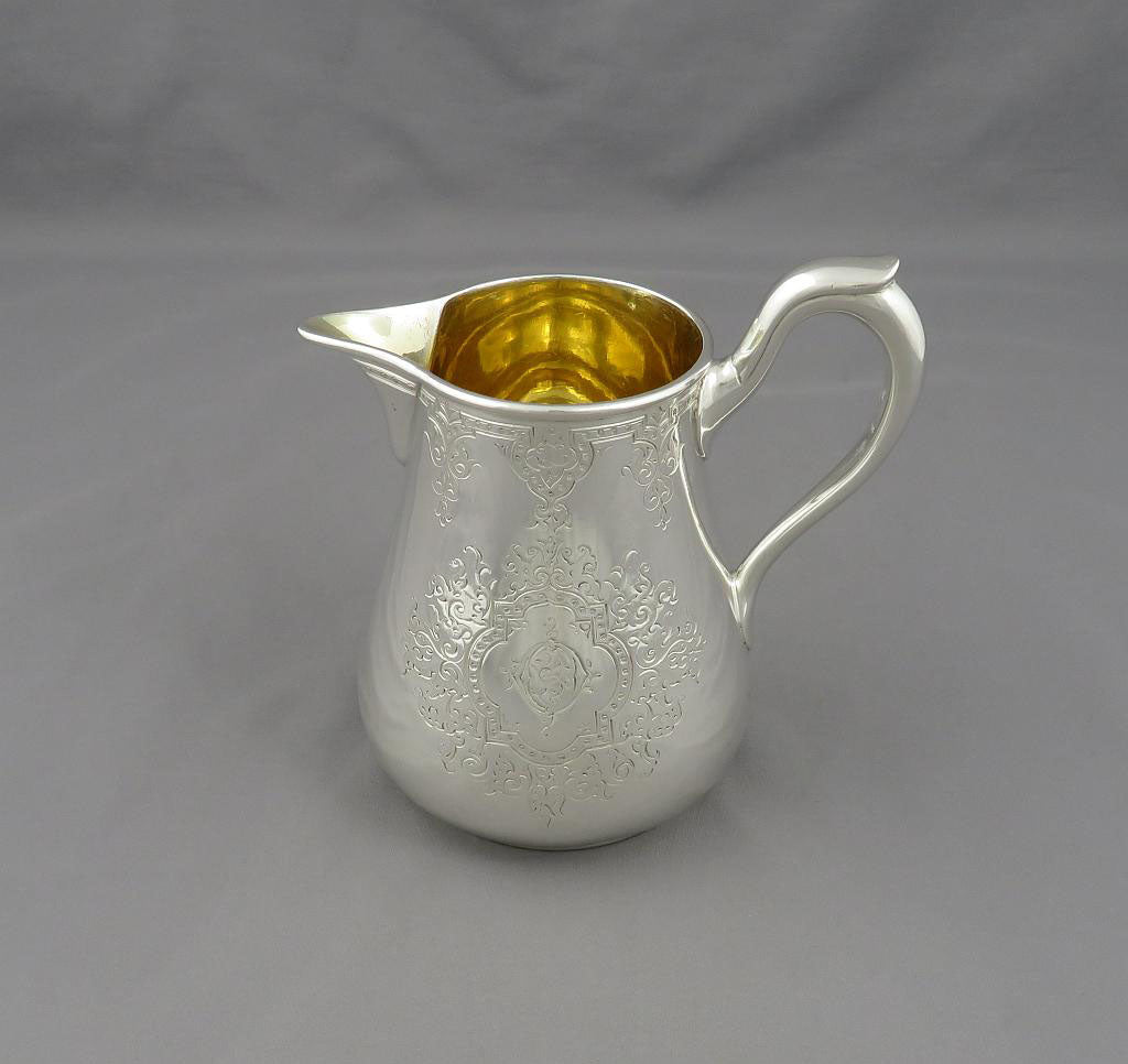 Hunt &amp; Roskell Sterling Silver Tea Set - JH Tee Antiques