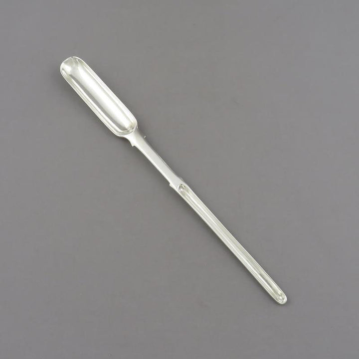 Indian Colonial Silver Marrow Scoop - JH Tee Antiques