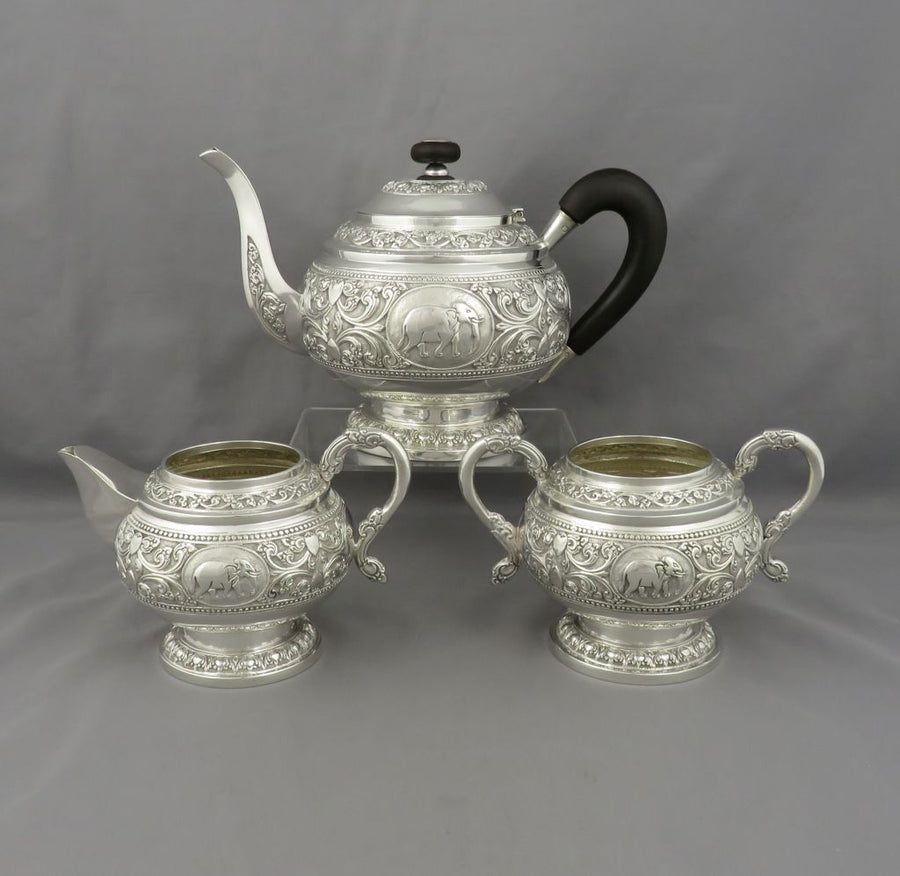 Sterling Silver Tea Sets Antique and Vintage at JH Tee Antiques