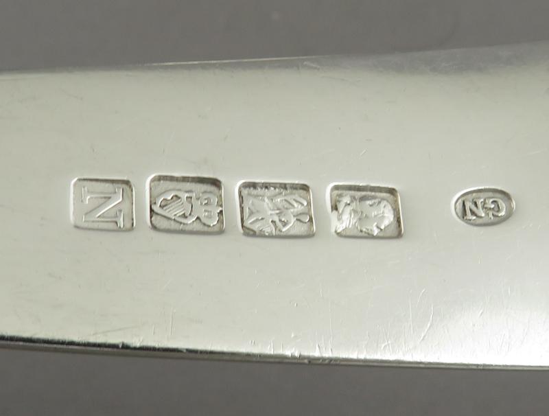 Irish Silver Fish Slice - JH Tee Antiques