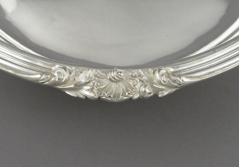 Pair of Irish Silver Entree Dishes - JH Tee Antiques