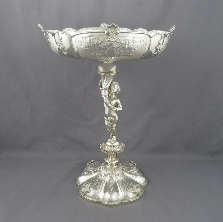 Italian Sterling Silver Dessert Stand