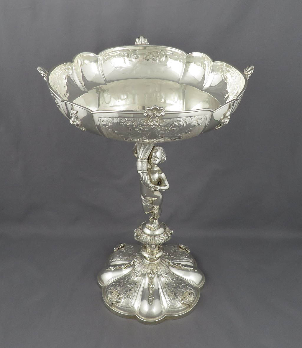 Italian Sterling Silver Dessert Stand