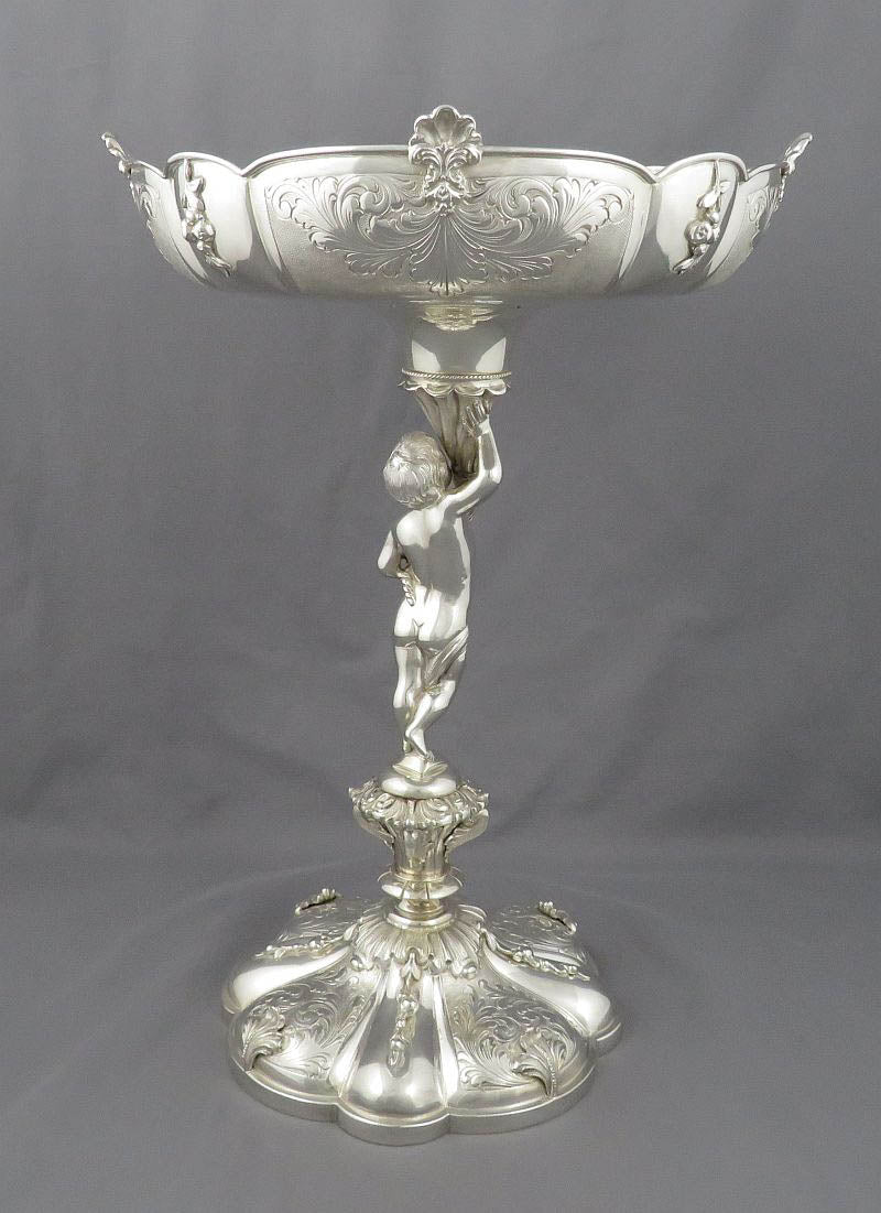 Italian Sterling Silver Dessert Stand