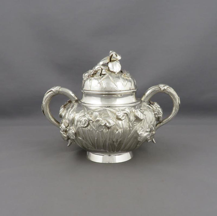 Japanese Meiji Silver Tea Service - JH Tee Antiques