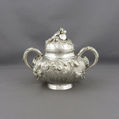 Japanese Meiji Silver Tea Service - JH Tee Antiques