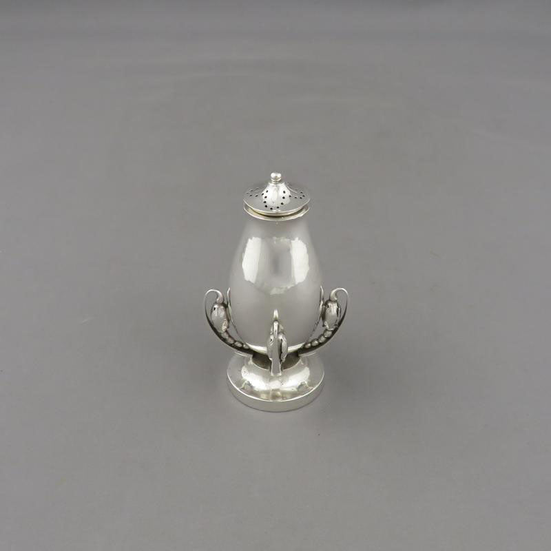 Georg Jensen Blossom Salt and Pepper Shakers 2B - JH Tee Antiques