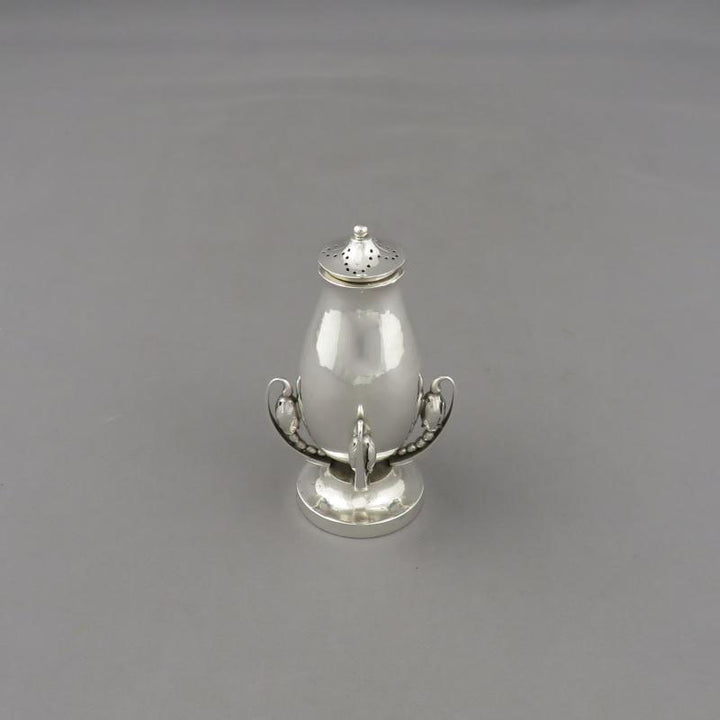 Georg Jensen Blossom Salt and Pepper Shakers 2B - JH Tee Antiques