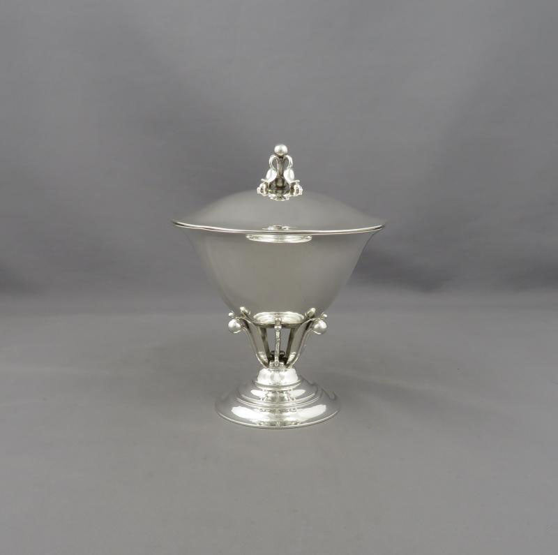 Georg Jensen Silver Bonbonniére 17C - JH Tee Antiques