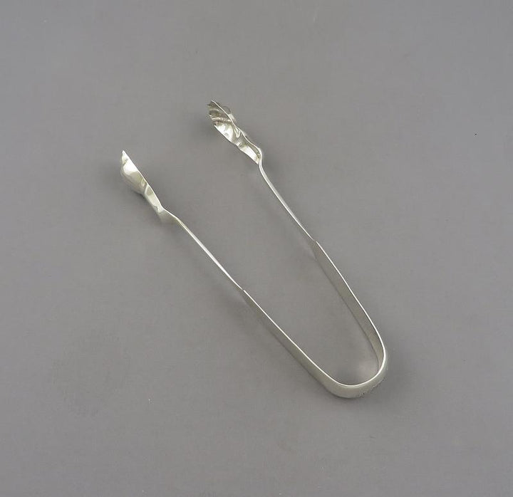 Antique Canadian Silver Sugar Tongs - JH Tee Antiques