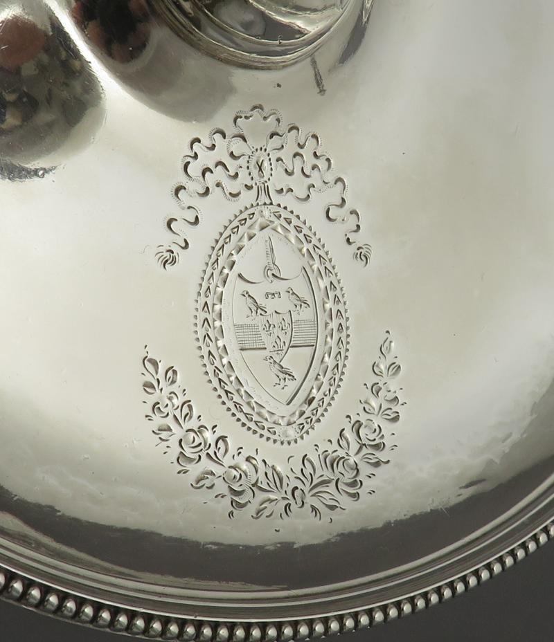George III Sterling Silver Chamberstick - JH Tee Antiques