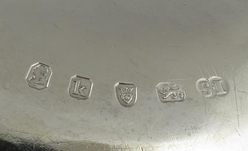 George III Sterling Silver Chamberstick - JH Tee Antiques