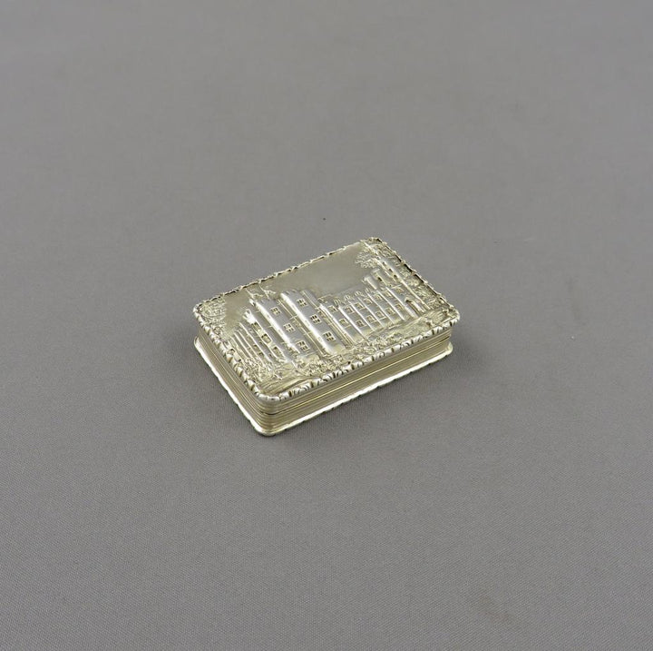 Kenilworth Castle Silver Vinaigrette - JH Tee Antiques