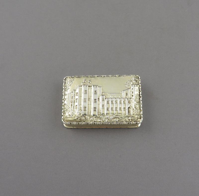 Kenilworth Castle Silver Vinaigrette - JH Tee Antiques