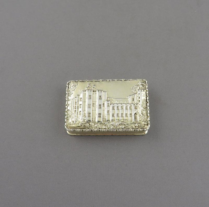 Kenilworth Castle Silver Vinaigrette - JH Tee Antiques