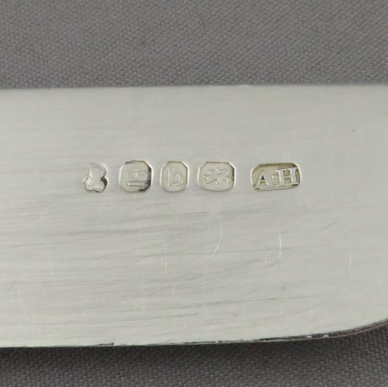 8 George IV Silver Dessert Knives Kings Pattern - JH Tee Antiques