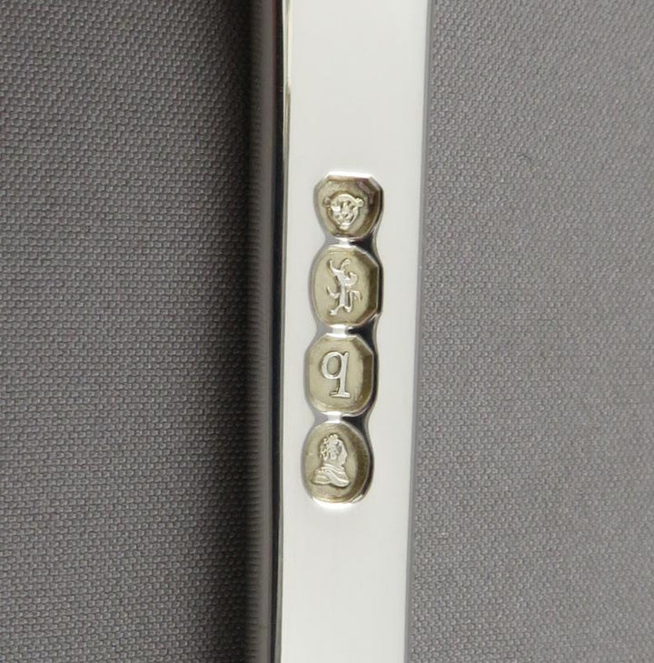 Kings Pattern Silver Asparagus Tongs - JH Tee Antiques