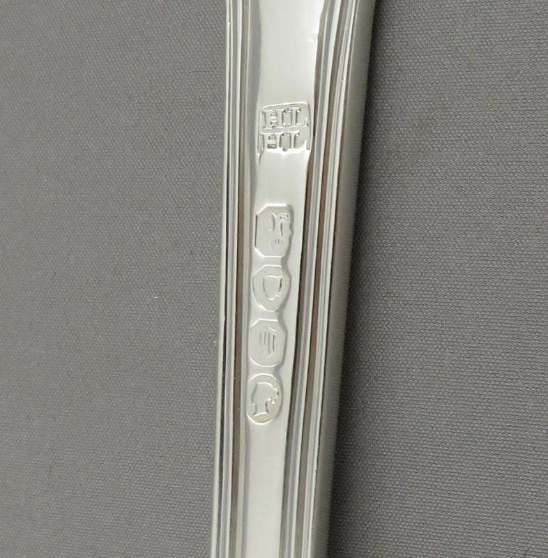 Kings Pattern Silver Soup Ladle