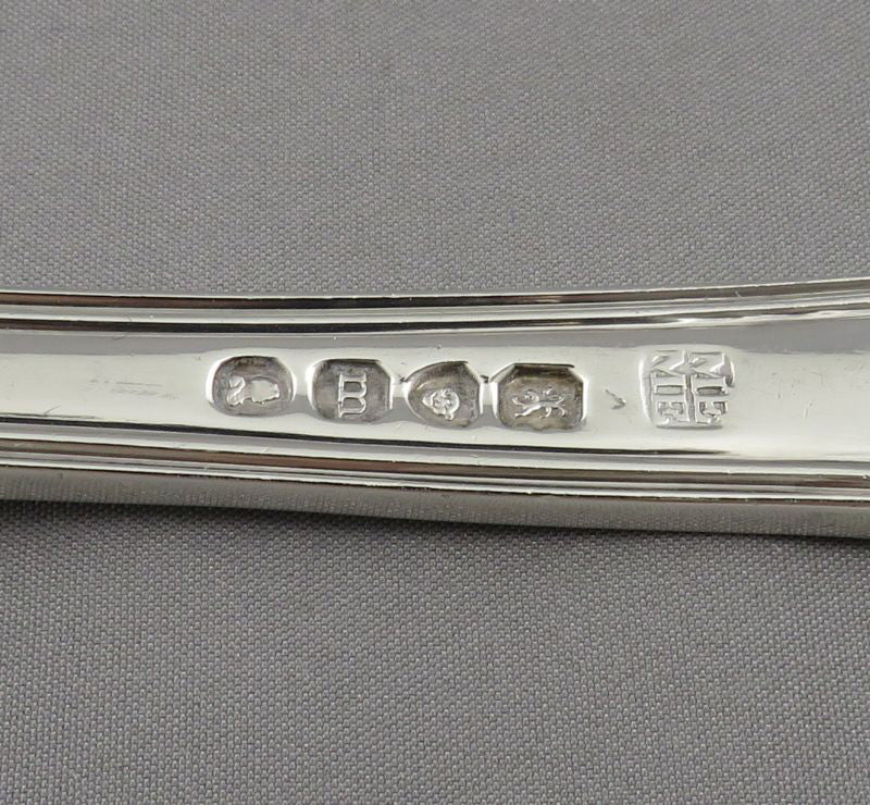 Kings Pattern Silver Stuffing Spoon - JH Tee Antiques