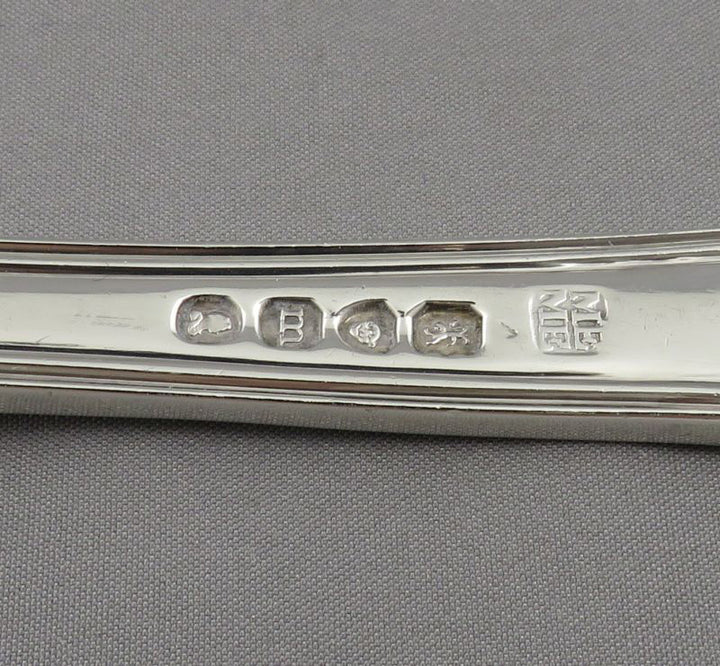 Kings Pattern Silver Stuffing Spoon - JH Tee Antiques