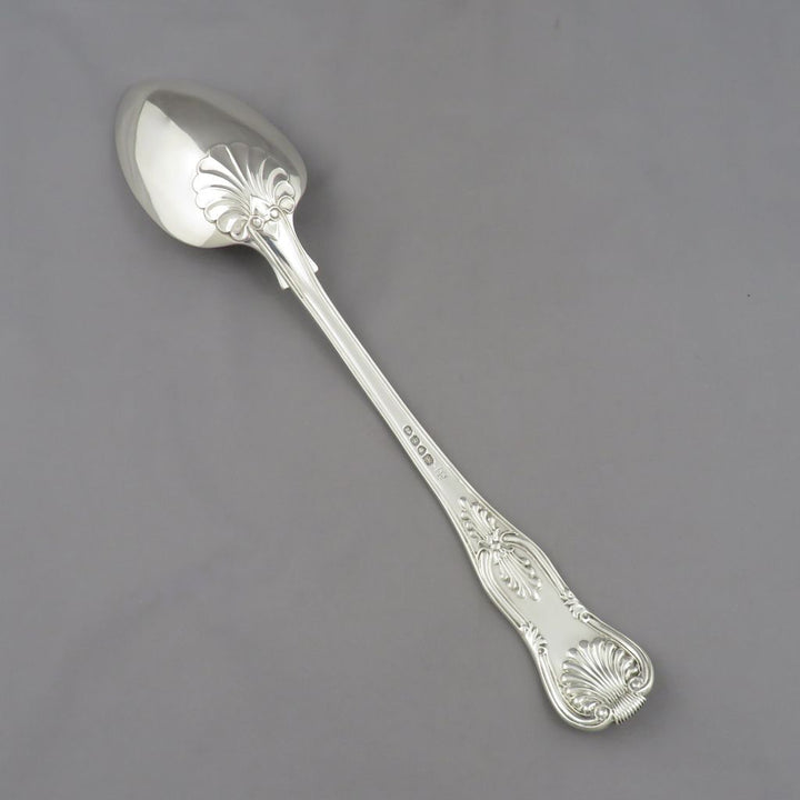 Kings Pattern Silver Stuffing Spoon - JH Tee Antiques