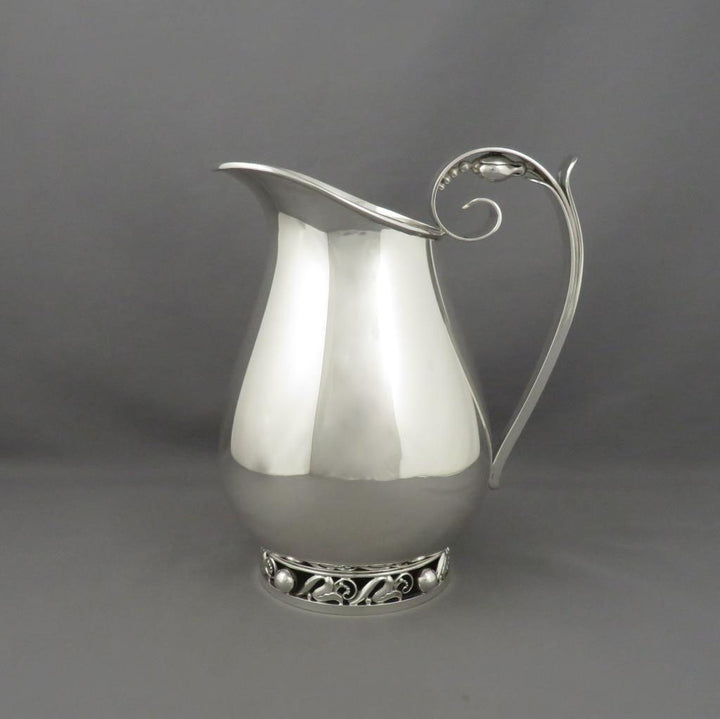 La Paglia Sterling Silver Water Pitcher - JH Tee Antiques