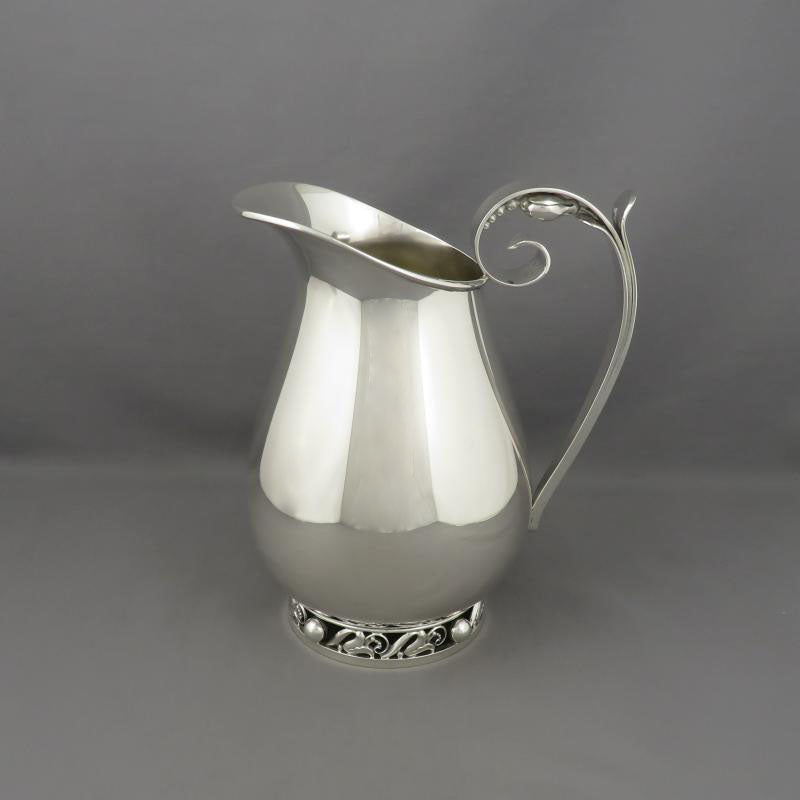 La Paglia Sterling Silver Water Pitcher - JH Tee Antiques