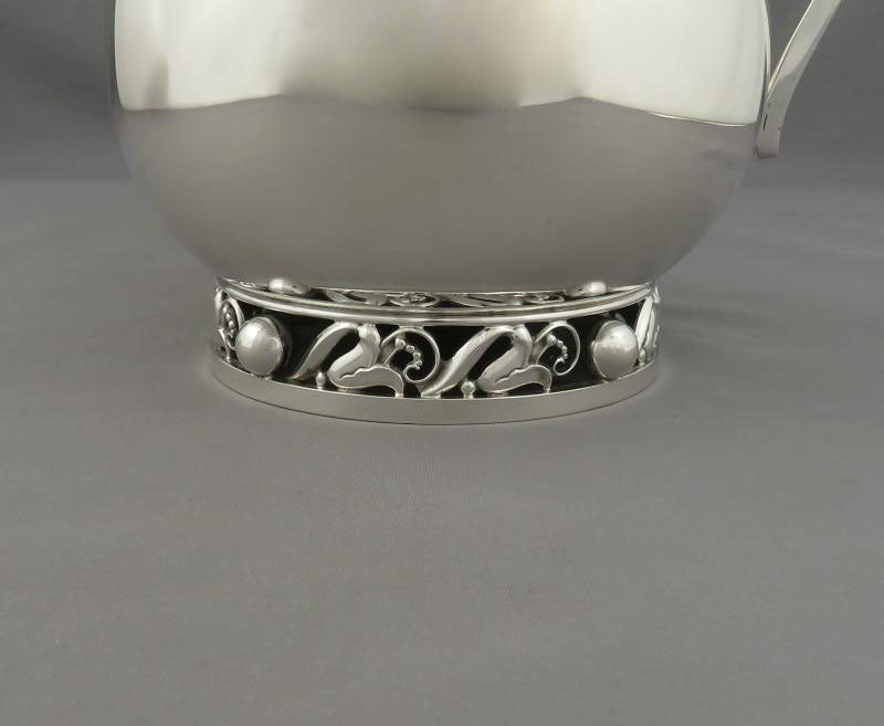 La Paglia Sterling Silver Water Pitcher - JH Tee Antiques