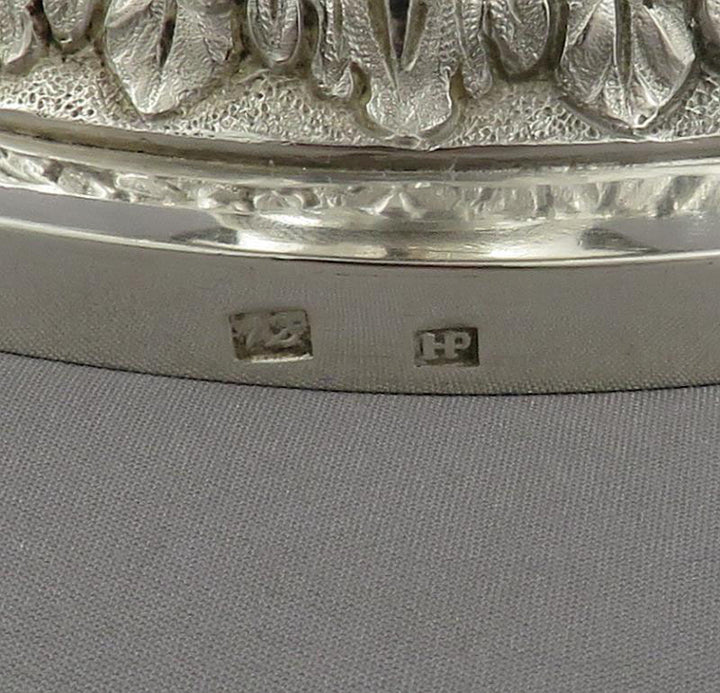 Large German Silver Goblet - JH Tee Antiques