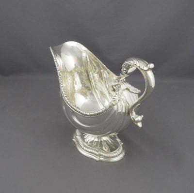 George II Silver Sauce Boat - JH Tee Antiques