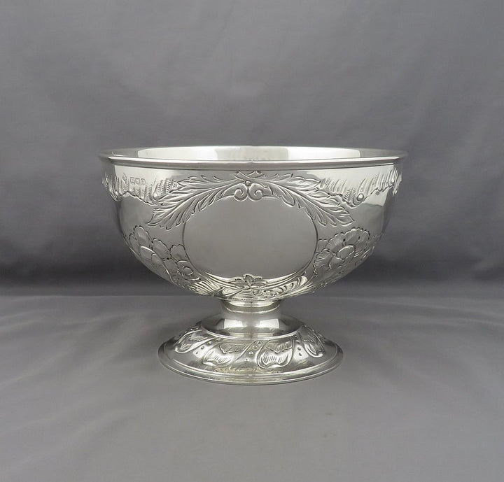 Victorian Sterling Silver Table Bowl - JH Tee Antiques