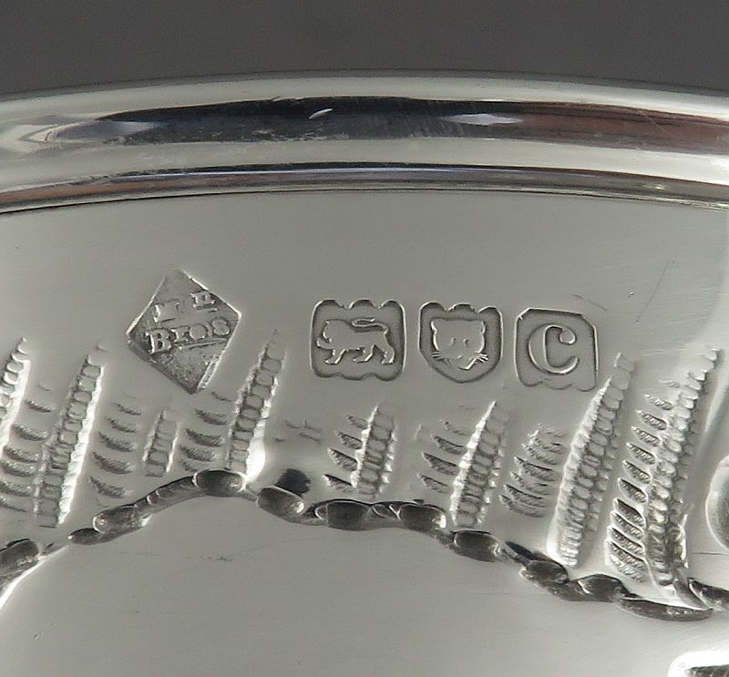 Victorian Sterling Silver Table Bowl - JH Tee Antiques