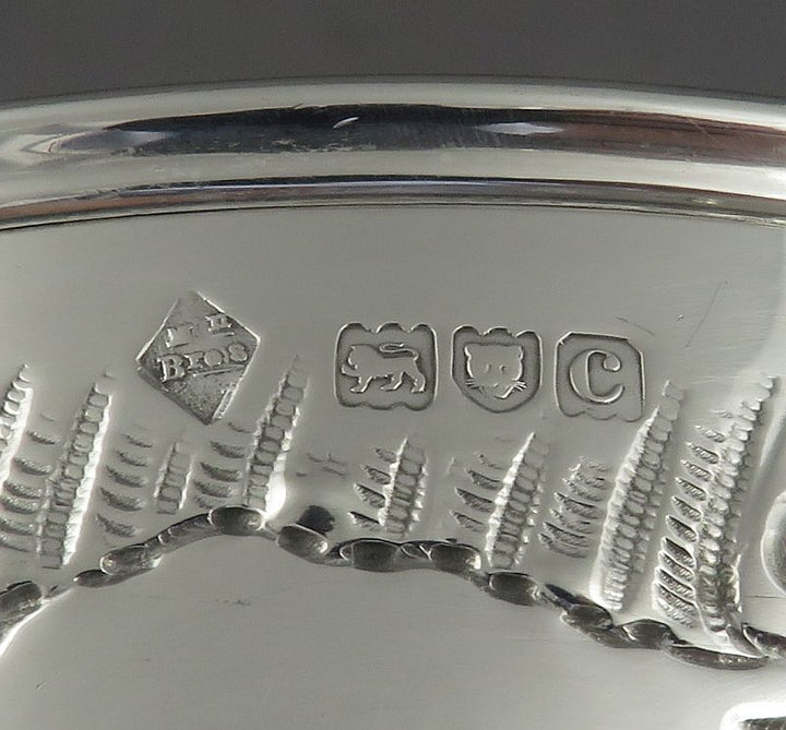 Victorian Sterling Silver Table Bowl - JH Tee Antiques