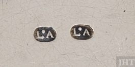 Canadian silver hallmark maker's mark of Laurent Amoit of Quebec City