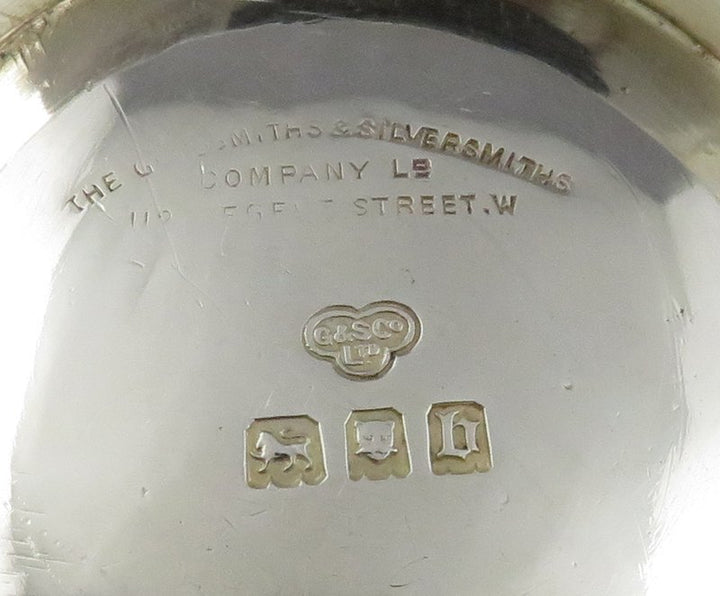English Silver Sugar Bowl
