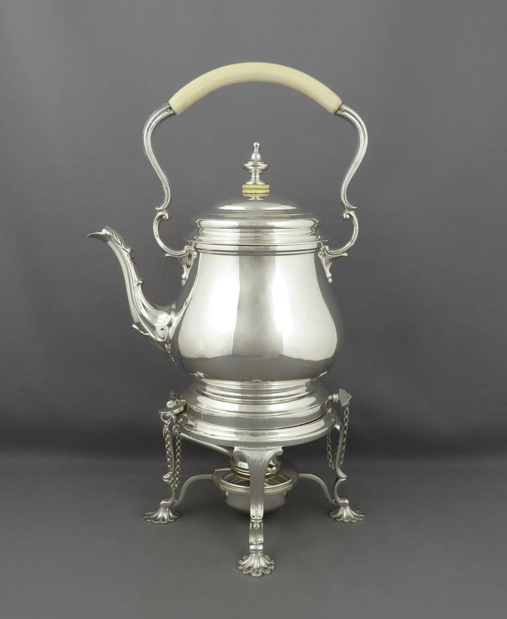 Mappin &amp; Webb George V Silver Tea Service - JH Tee Antiques