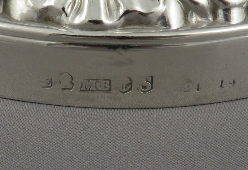 Late George III Sterling Silver Candlesticks - JH Tee Antiques
