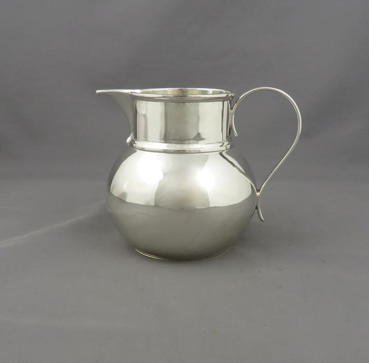 English Sterling Silver Milk Jug - JH Tee Antiques