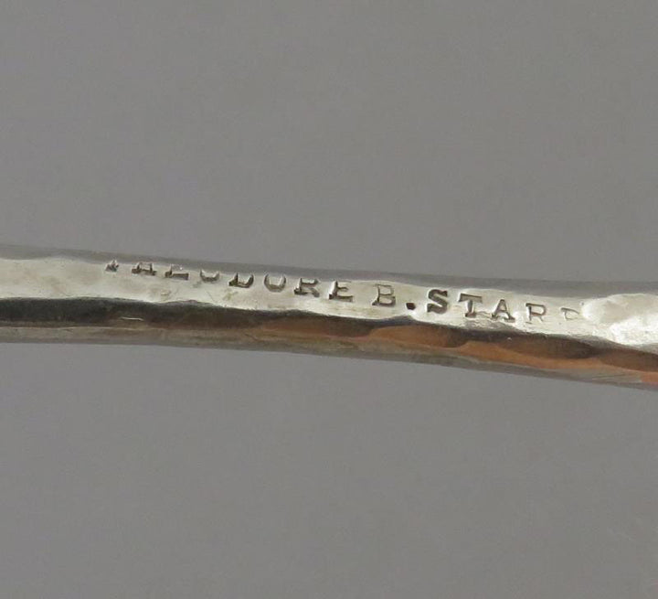 Whiting Mixed Metals Silver Sugar Tongs - JH Tee Antiques