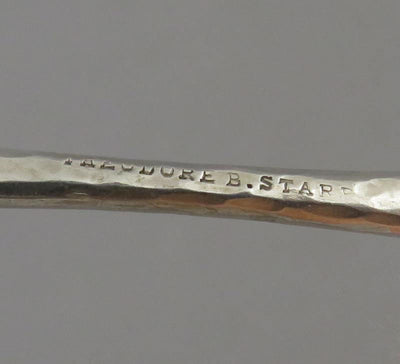 Whiting Mixed Metals Silver Sugar Tongs - JH Tee Antiques