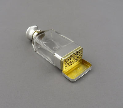 Mordan Silver Vinaigrette Scent Bottle - JH Tee Antiques
