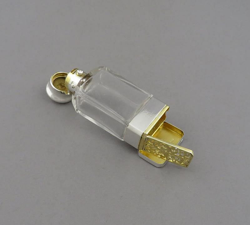 Mordan Silver Vinaigrette Scent Bottle - JH Tee Antiques